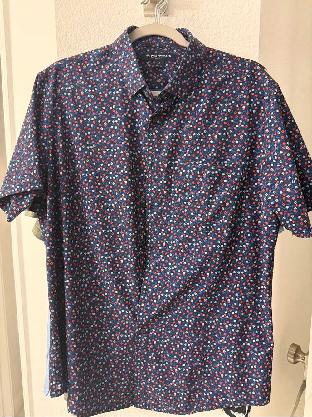 Mizzen & Main - L Slim - Button Down Short Sleeve
